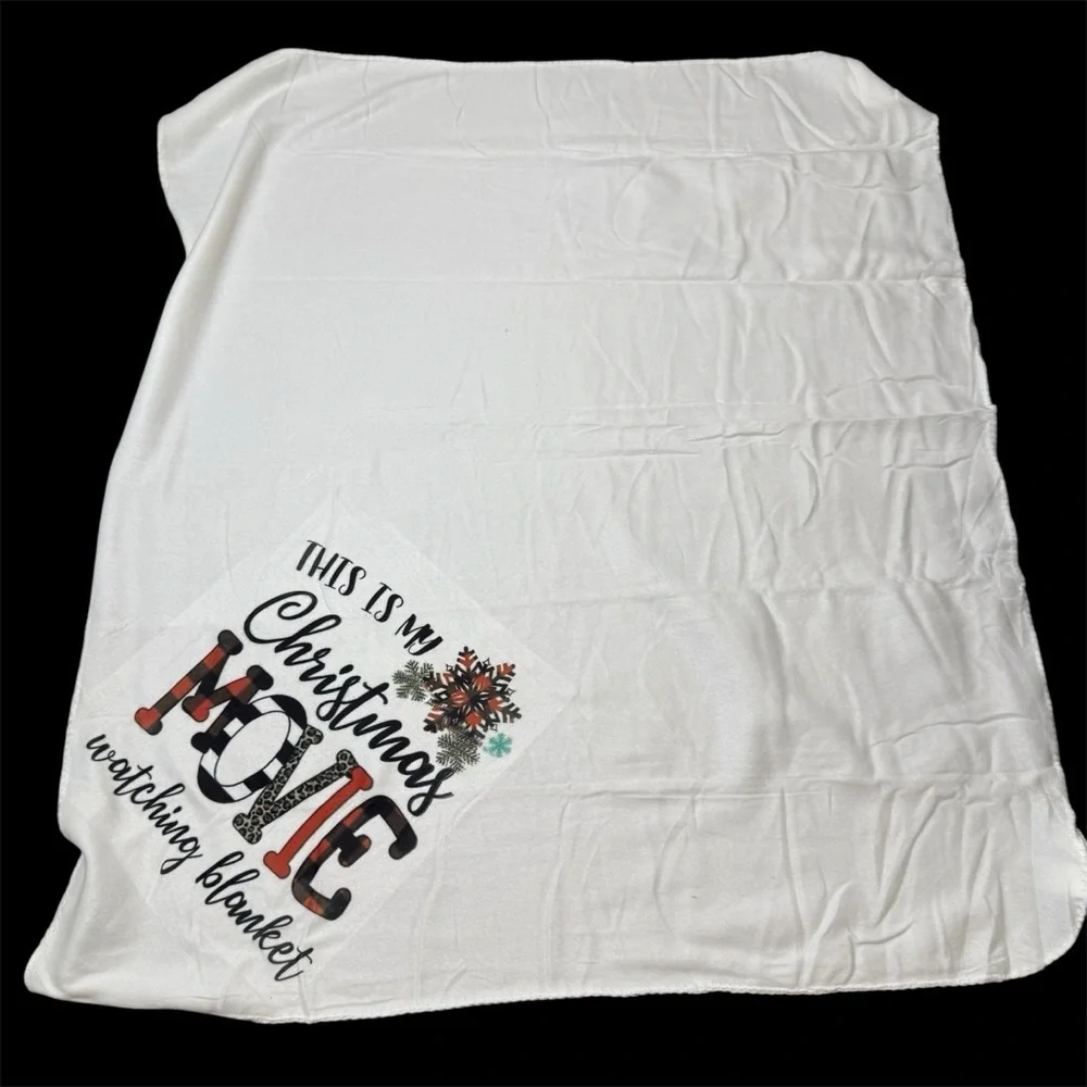Custom Made Christmas Movie Watching Blanket